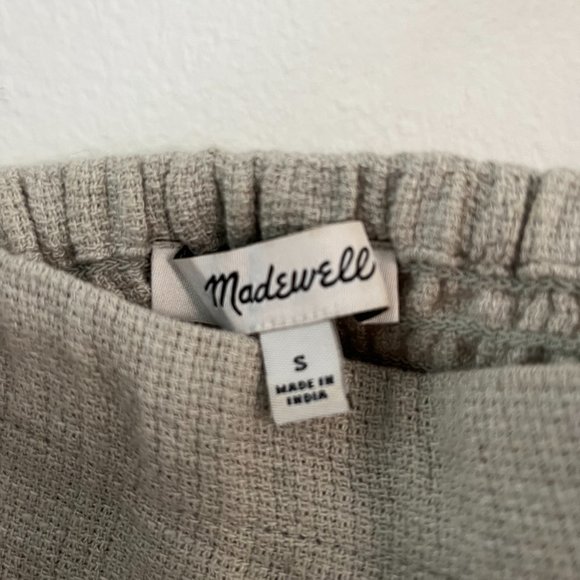 Madewell Breezewoven Abbie Crop Top in Ashen Sage - S - Picture 4 of 5